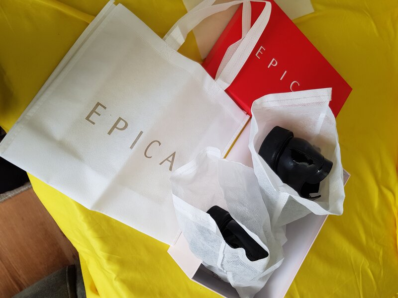 Pantofi Piele Lac Negru Casual Epika 36 noi in cutia lor